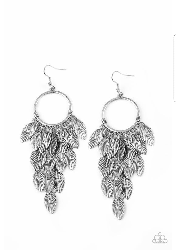 Feather Frenzy- Silver